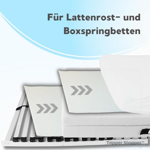 Topper Stopper 90 x 200 cm Matratzen Stopper Boxspringbett Antirutsch für Matratzen Antirutschmatte für Bett Matratzenstopper Anti Rutsch für Topper Boxspringbett Antirutschmatte Matratzenunterlage