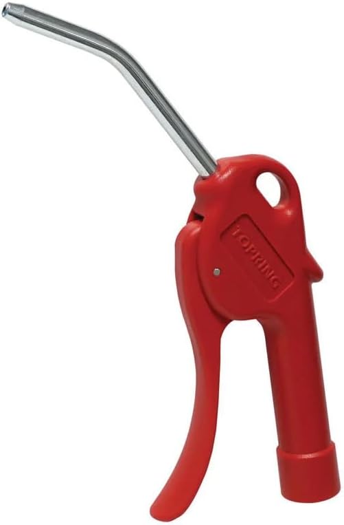 TOPRING 60.390 AIRPRO Air Blow Gun for compressor. Non-Restricted Nozzle Tip. 8 mm x 10 cm (4") Bent Tube. High-Performance Model. Series 60