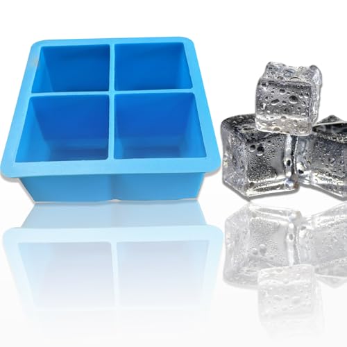 Molde de silicona grande para cubos de hielo flexibles miniatura 1
