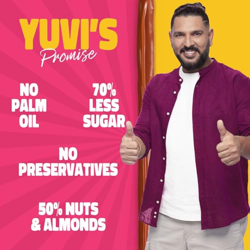 Image of Twiddles by Yuvraj Singh Walnut Brownie Chocolate Spread, 100 G (Crunchy) - Made with 50% California Walnuts, Almonds & Seeds |14 G Protein | Goodness of Millets | 70% Less Sugar | No Palm Oil