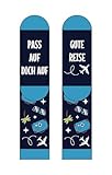 Coopyin Regalos para viajeros, regalo de viaje, regalos para trotamundos, regalo de despedida de año extranjero, regalo de Navidad, regalo de cumpleaños, calcetines de viajero