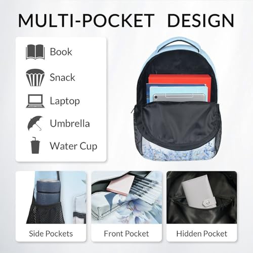 School Backpack for Girls, Butterfly Backpacks with Lunch Box, Butterfly Bookbags Initial School Bag for Kids, 17 Inch Monogram Bookbag Large Capacity (Letter L)4