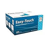 Easy Touch 830061 Safety Lancet, 30 g x 1.6 mm (Pack of 100)