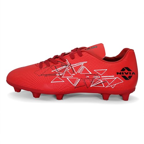 Image of Nivia Carbonite 7.0 Crest Football Stud / 3D Embossed Synthetic Leather /EVA Sockliner and Lightweight Sole
