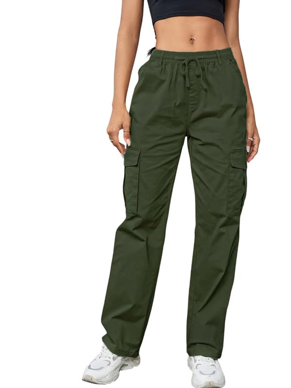 Image of DEELMO Women Cargo Pants