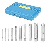 Extractor de Tornillos,10 Piezas Sacar Tornillos Rotos, Extractor de Machos, Guia para Extractor...