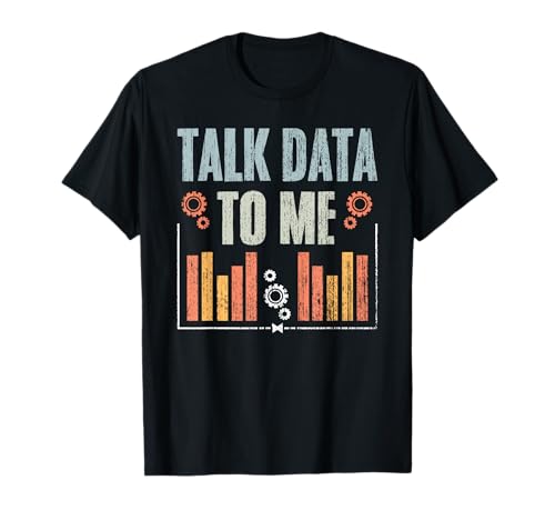 Talk Data To Me Expert en données d'apprentissage profond rétro T-Shirt