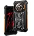 Produktbild FOSSiBOT 10600mAh Akku Outdoor Smartphone Ohne Vertrag F101 PRO, Helio 15GB 128GB, Funktionales Heckdisplay, 24MP Kamera, IP68 Robust Handy, Android 13, 5.45'' HD+, Dual-SIM, Fingerabdruck Orange