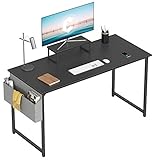 Cubiker Computer Desk 63 Inch Home Office Writing Desk Student Study Desk with Small Table and...