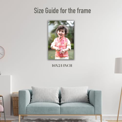 Image of SNAPTRAP 3mm Customized Photo Frame Customised Gift|Acrylic Photo Frame Personalized|Photo Frame For Wall Customised|Personalised Photo Frame for Gift On Anniversay, Birthday (Portrait, 16X24 Inch)