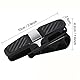 KAIAIWLUO Auto Brillenhalter Clip, 3 PCS 180 Grad Sonnenbrillenhalterung Sonnenblende Sonnenbrillenhalterung Auto Fahrzeugzubehör Schwarz, ABS + Metall