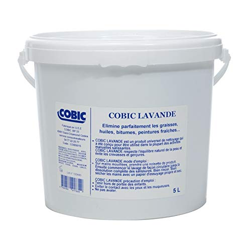 COBIC Savon Poudre Lavande Naturel élimine Toutes Les salissures et Convient aux Peaux fragilisées- Seau de 5L Cover