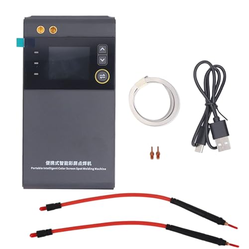 Soldador por puntos de batería, soldador inalámbrico USB pequeño, 1200 A de corriente portátil, soldador por puntos para hierro Ni y acero inoxidable