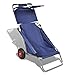 Roderick Irving Beach Cart Carrello portatile da spiaggia, sedia, tavolo, tre in uno, carrello da spiaggia blu Materiale: 100% poliestere + tubo in alluminio