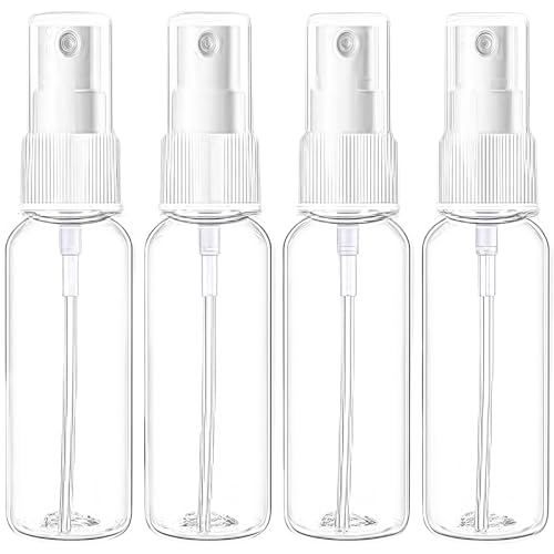 4Pcs 20ml Refillable Spray Bottles Reusable Travel Fine Mist
