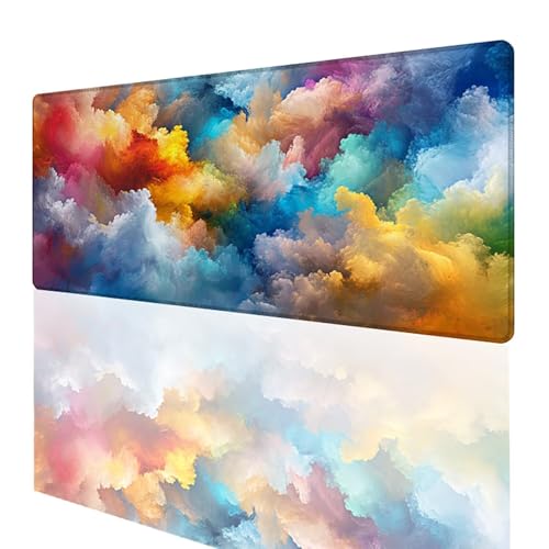 Tapis de Souris Gaming XXL 900x400mm Motif Oiseau pour Bureau et Maison G-11050