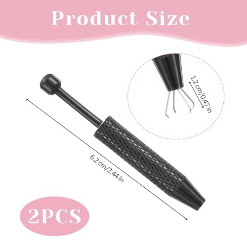 Aiyorse Lot de 2 pinces pour piercing – vue 3