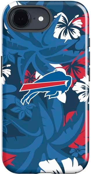 Skinit Impact Phone Case Compatible with iPhone 16e - Officially Licensed NFL Buffalo Bills Tropical Print Design