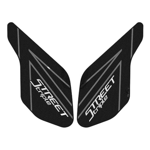Autocollant réservoir moto haut de gamme protection flancs Street Triple