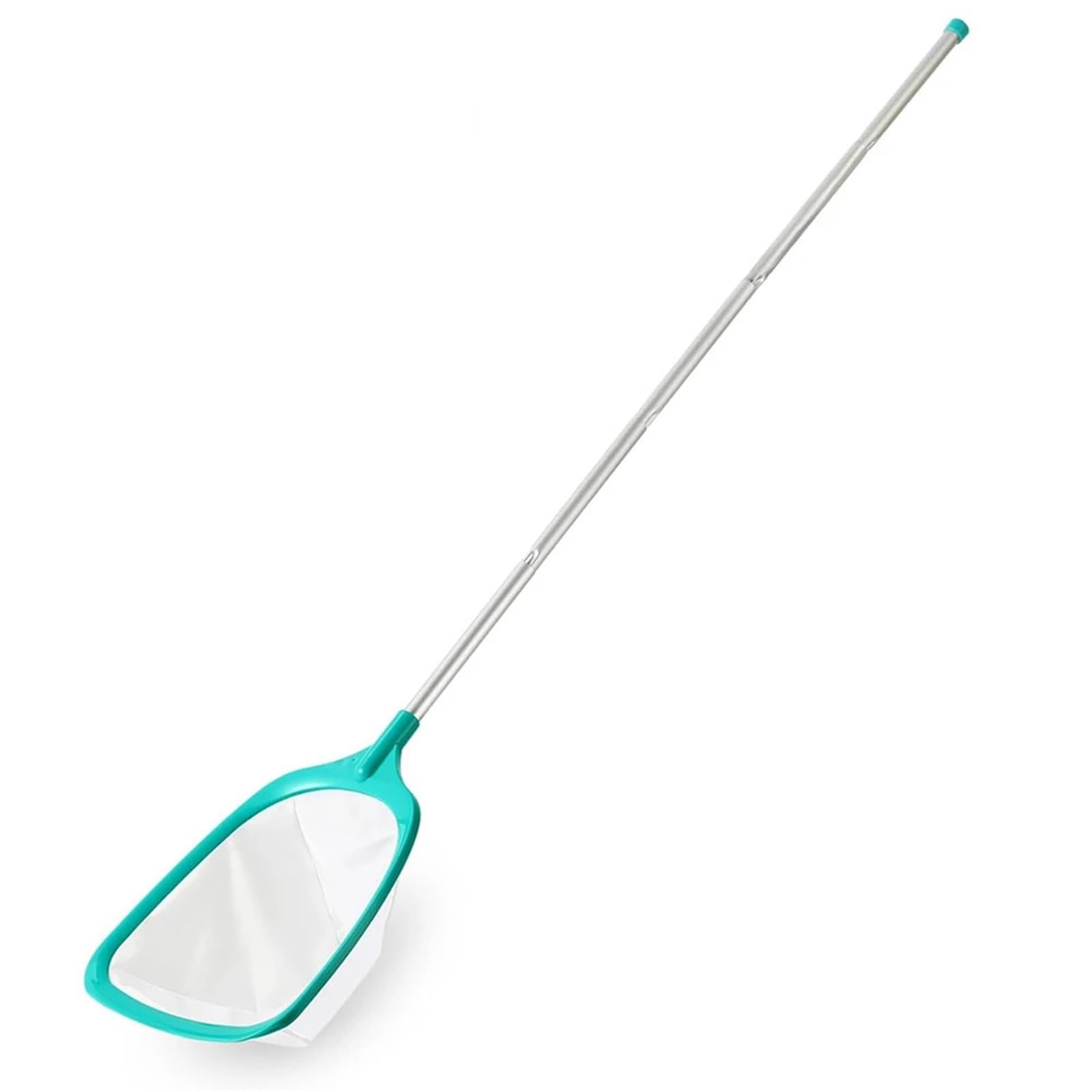 Épuisette de Piscine avec Manche télescopique, râteau à Feuilles, Filet Nettoyage for bassins pour Piscine Étang