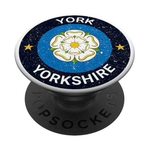 York - Yorkshire PopSockets Swappable PopGrip, Black
