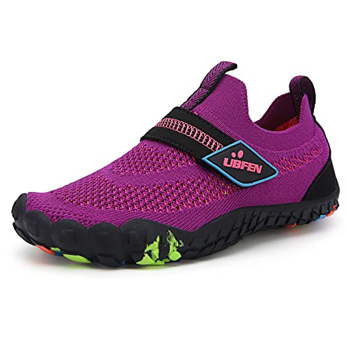 Image of UBFEN Kids Water Shoes for Boys Girls Quick-Dry Swim Aqua Socks | Lightweight, Barefoot-style, Perfect for Water parks, Beach, Pool, Kayak, Creek Hiking, Camping, Toddler, Little Kid, Big Kid