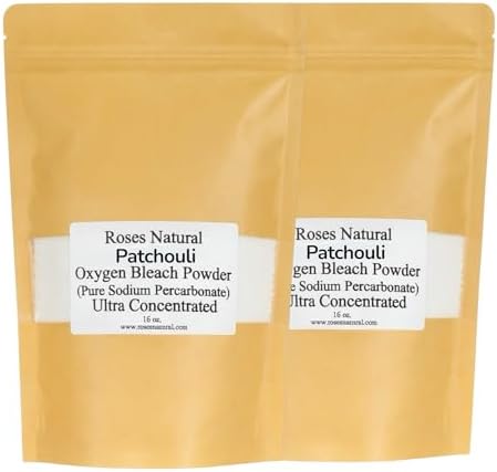 Pure Oxygen Bleach Powder, 32 oz. Ultra Concentrated Bleach Alternative, Pure Sodium Percarbonate, Chlorine Free, Pure Essential Oil, Color Safe Brightener (Pure Patchouli Essential Oil - 32 oz) image 3
