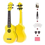 DEAR-JY Ukulele Gitarre, 21 Zoll Bunte Akustische Ukulele 4-Saitige Gitarre Musik Kinder Und Musik Anfänger Musikinstrument