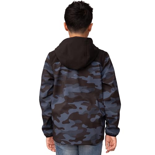 Free Country Boys Jacket Fleece Softshell Hoodie Warm Water & Wind Resistant Zip Kids Coat Outwear Winter Jackets for Boys2