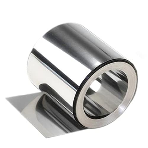 Hoja flexible de acero inoxidable 304, fina de 0,5 mm de grosor, 300 mm de ancho, 1000 mm de largo, chapa de metal para manualidades y aplicaciones industriales