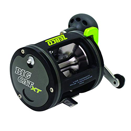 Zebco Big Cat Conventional Fishing Reel, 2 Bearings, Instant Anti-Reverse with Smooth, Precisely-Aligned Gears, Size 100
