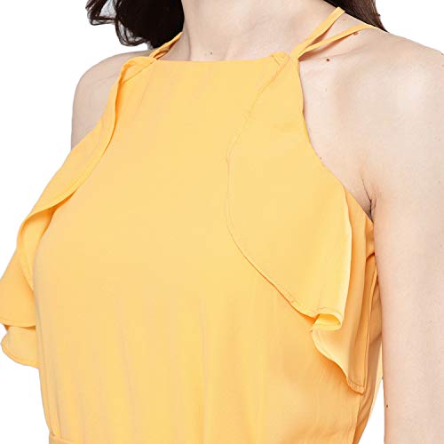 Image of Harpa Shoulder Straps Without Sleeves Dress