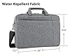 KROSER Laptop Bag 15.6 Inch Water Repellent Briefcase Computer Laptop Case Shoulder Bag Bussiness Carrying Handbag Laptop Briefcase Sleeve for Women/Men, Grey #3