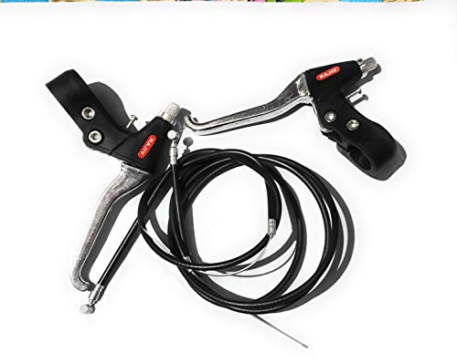 Image of NANAK ISH Power Silver Break Lever and Black Break Wires for Bicycle 26, Metal