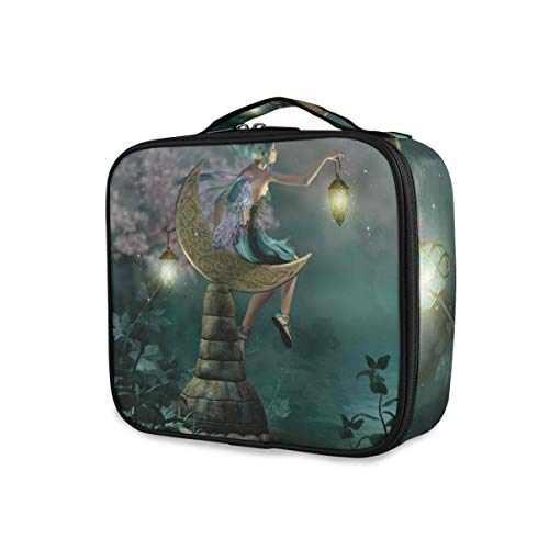 Preisvergleich Produktbild SUGARHE Fantasy kleine Pixie Laterne druckenKosmetik Reise Kulturbeutel Täschchen mit Reißverschluss