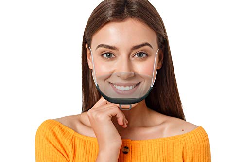 Preisvergleich Produktbild WIETRE® 5 Stück Gesichtsschutzschild Safety Kunststoff schwarz Visier Gesichtsschutz Anti-Fog Anti-Öl Splash Transparent Schutzvisier - Essen Hygiene Spezielle Anti-Saliva Gesichtsschutzschirm