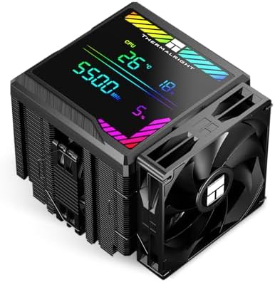 Thermalright TR Peerless Assassin 140 Digital Black CPU Cooler Ai...