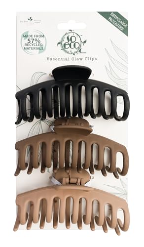 So Eco Essential Claw Clips - 3 Pack