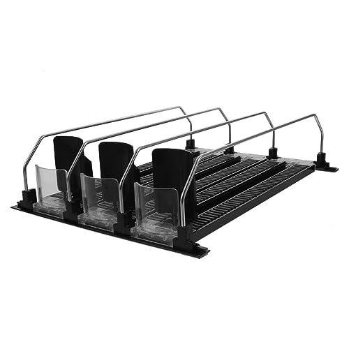 OFFSCH Automatic Drink Dispenser Holder 3pcs Fridge Drink Organizer Pusher Bottle Organizer for Refrigerator Stacking Can Dispensers