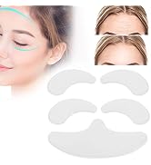 5 parches para arrugas en la cara, pegatinas reutilizables antiarrugas para eliminar la línea de ...
