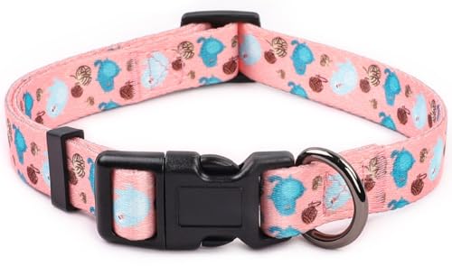 COSYHOMELONDON Dog Collar for Small Dogs Cute Small Medium Large Dog Pet Collar, with Floral Patterns