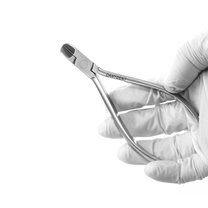 Image of Braces Wire Cutter Orthodontic Kit - Tungsten Carbide Inserts Cuts Hard & Soft Wires - Easy To Use DIY Dental Tools Stainless Steel Braces Essentials - 1 x Orthodontic Wire Cutter for Braces