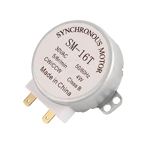 Miniatura 6 de Heepdd Motor De Plato Giratorio Para Horno Microondas, Reemplazo De Motor De Plato Giratorio Para Horno Microondas Sm 16t 50hz 60hz Para Cocina Motor De Disco De Vidrio