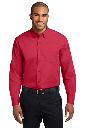 Joe's USA Men's Long Sleeve Wrinkle Resistant Easy Care Shirts in Regular, Big & Tall - Main Image
