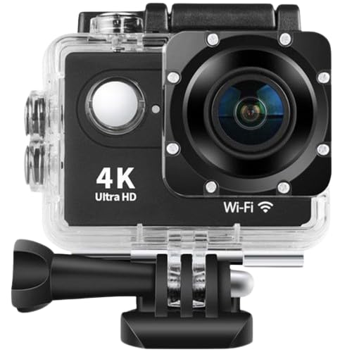 Drumstone H9R 4K Action Camera Ultra HD 170D Wide Angel Go Waterproof Pro Sports Video 1080 Camera, Dual 2 Inch LCD 16 MP Image Sensor 170 Wide-Angle Lens_M2
