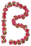 Basil Flower Garland Blumengirlande, Polyester, Fuchsia, One Size