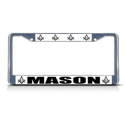 FastasticdealsMasonic Mason Moson Logo License Plate Frame Tag Holder Cover