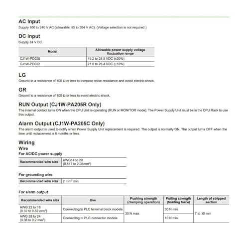 Module alimentation à découpage CJ1W-PD025 pour modernisation d'usine - 6