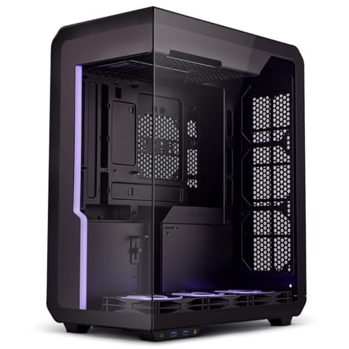 Chasis Ssupd Xhuttle Midi-Tower negro ideal para estudios de diseño y zonas de juego modernas