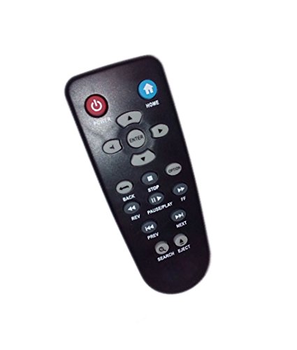 Remplacé télécommande compatible pour Western Digital WD TV Live Plus HD Media Player Wdbabx0000 N Wdbabx0000nbk-nesn Wdbg3 a0000nbk